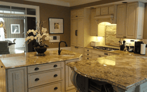 Image of one of our Kitchen Remodels with Granite Counter Tops